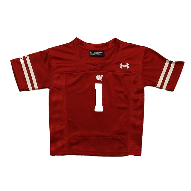 Under Armour Red Wisconsin Sports Jersey 18 Months 