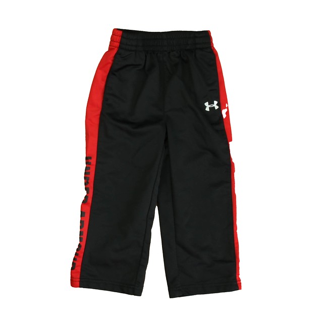 Under Armour Black | Red Athletic Pants 2T 