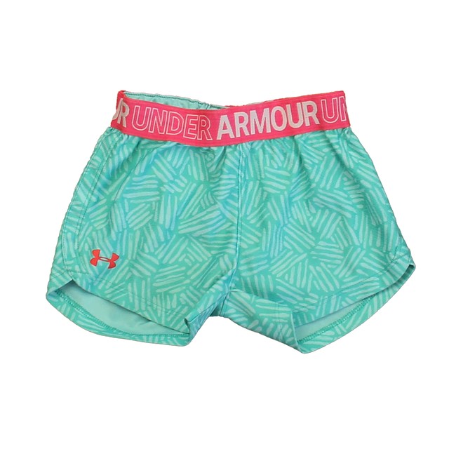 Under Armour Turquoise | Pink Athletic Shorts 2T 