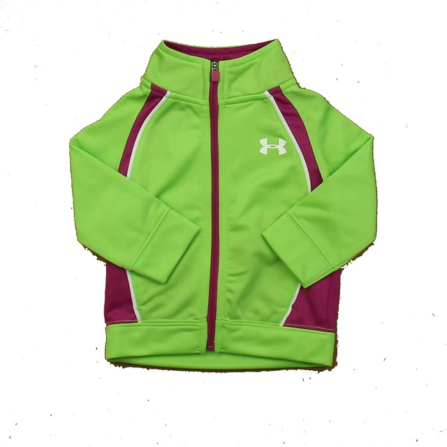 Under Armour Green | Purple Athletic Top 3-6 Months 
