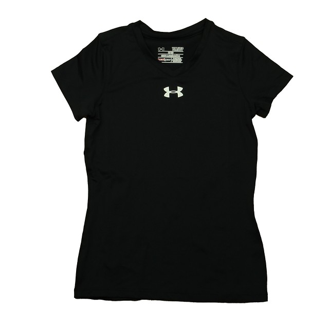 Under Armour Black Athletic Top 6-7 Years 