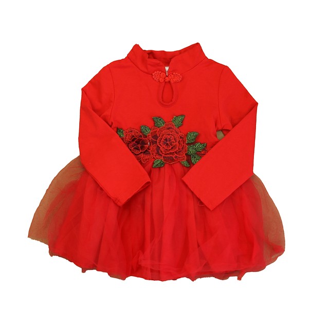 Unknown Brand Red Dress 12-18 Months 