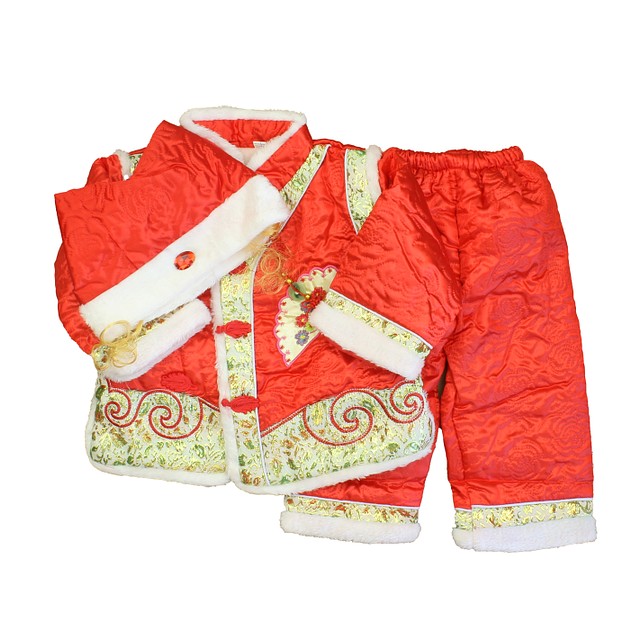 Unknown Brand 3-pieces Red | White Costume 18-24 Months 