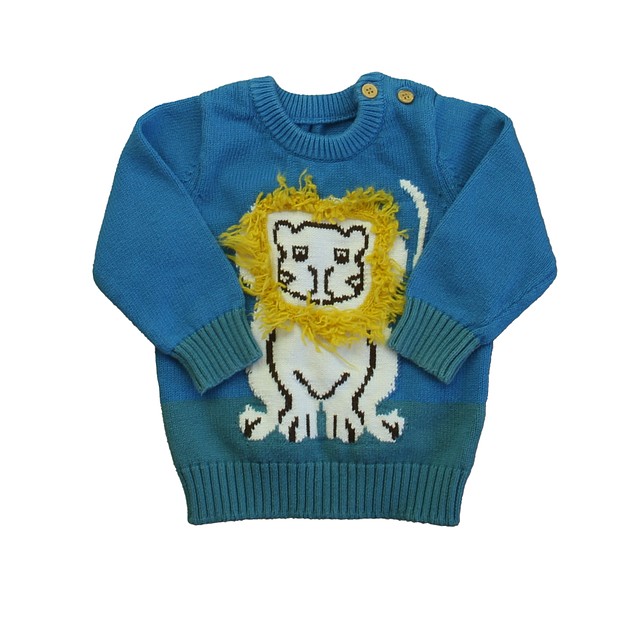 Unknown Brand Blue Lion Sweater 3-6 Months 