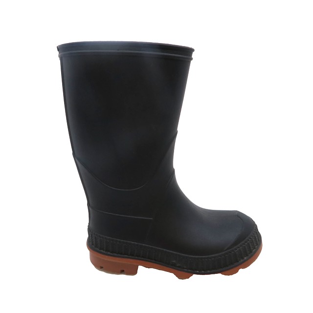 Unknown Brand Black Rain Boots 5-6 Toddler 