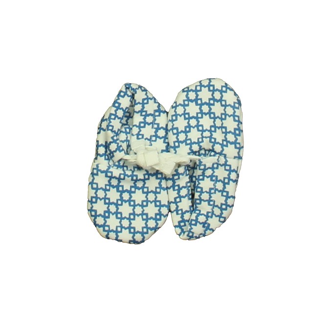 Unknown Brand Blue | White Booties 6-12 Months 