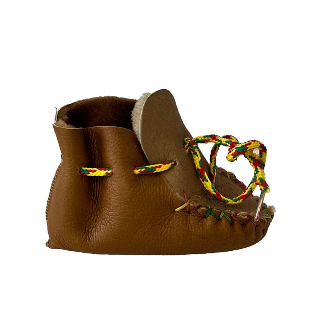 Unknown Brand Brown Booties 6-12 Months 