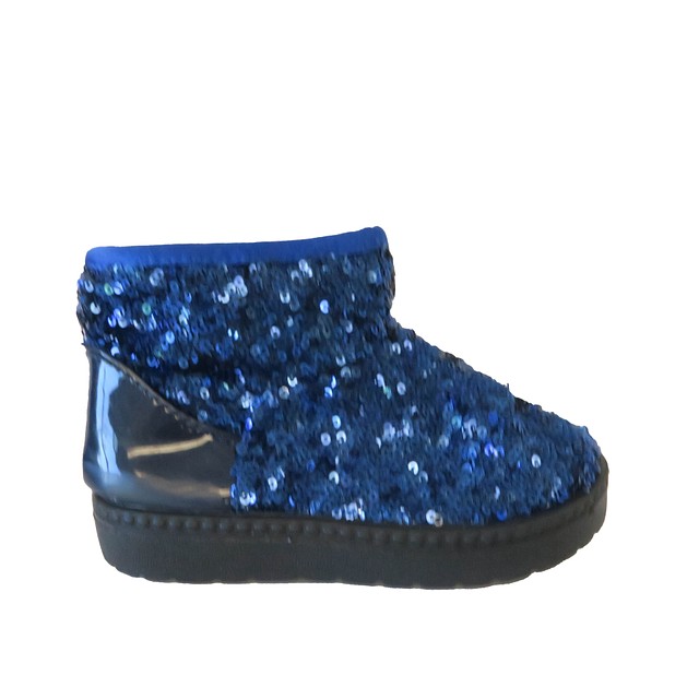 Unknown Brand Blue Sequins Boots 8 Toddler 