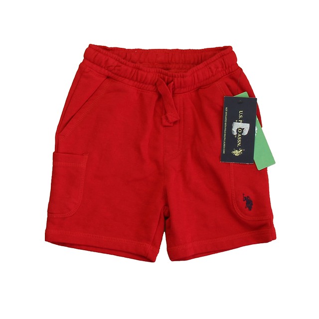 U.S. Polo Assn. Red Shorts 5T 
