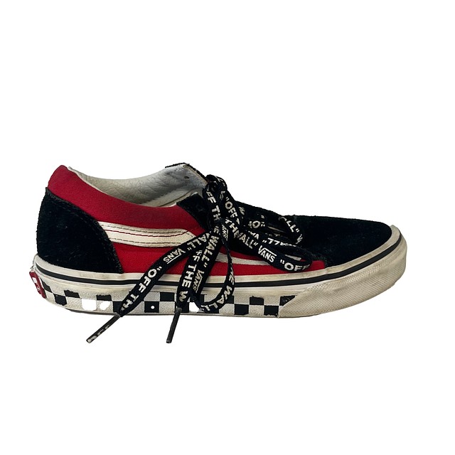 Vans Black | Red Sneakers 3 Youth 