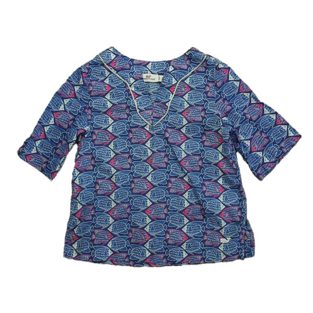 Vineyard Vines Blue | Pink Fish Cover-up 2T 