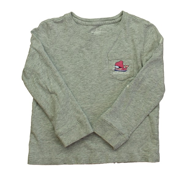 Vineyard Vines Gray Long Sleeve T-Shirt 4T 