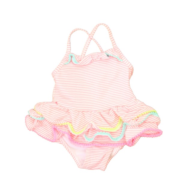 Wetsuit Club Pink | White 1-piece Swimsuit 12 Months 