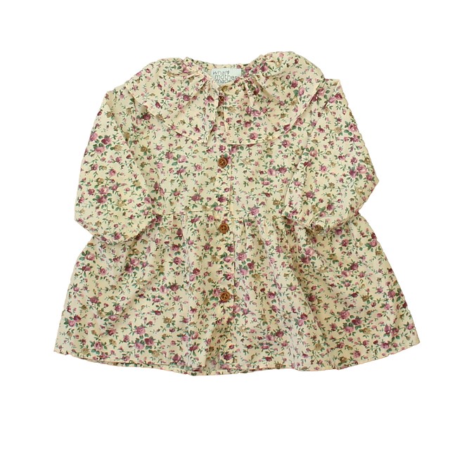 What Mother Made Pink Floral Dress 12-18 Months 