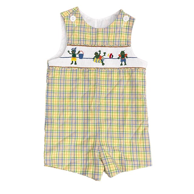 Wish Upon a Star Yellow | Green Frogs Romper 4T 