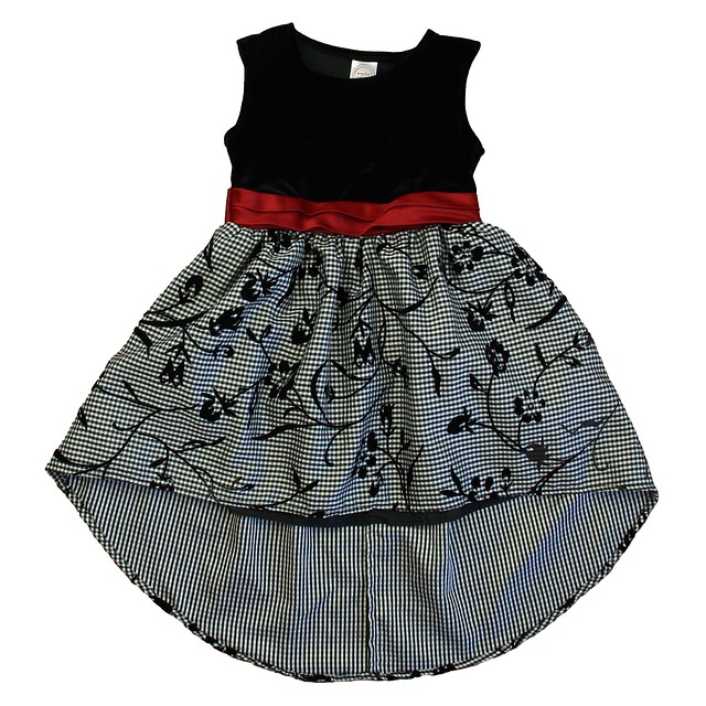 Wonder Nation Black | White | Red Special Occasion Dress 5T 