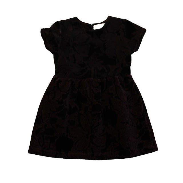Zara Maroon | Black Dress 4T 