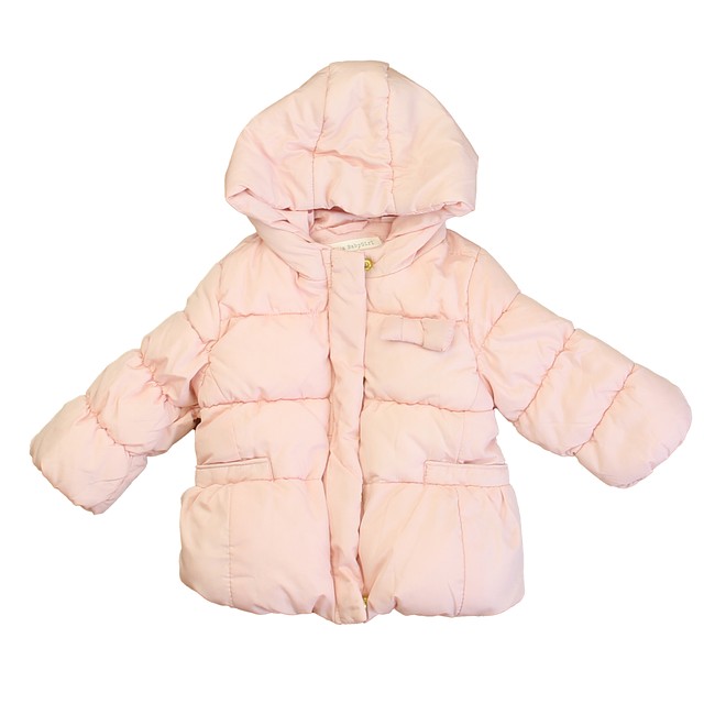 Zara Pink Winter Coat 6-9 Months 