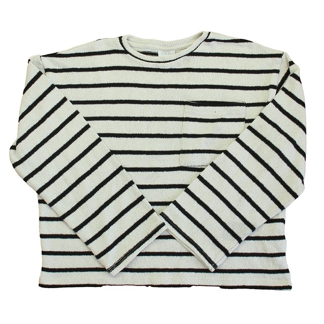 Zara Black | Ivory Stripe Sweater 9-10 Years 